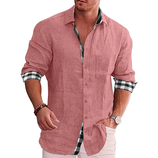 Męska koszula casual slim fit – elegancka koszula na co dzień
