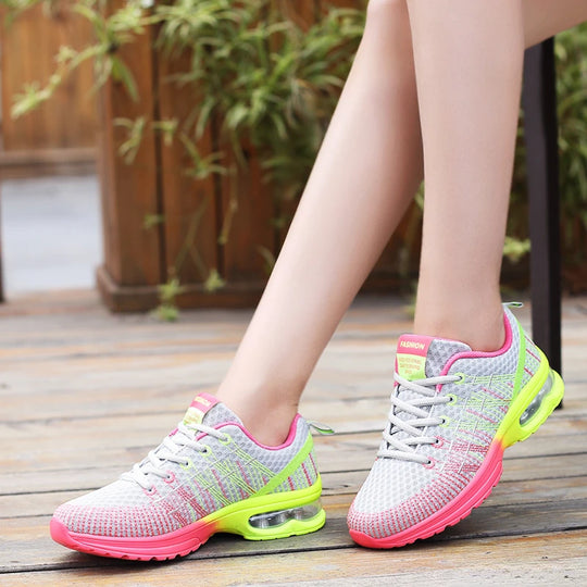 Damskie buty sportowe z amortyzacją powietrzną – lekkie i wygodne sneakersy treningowe