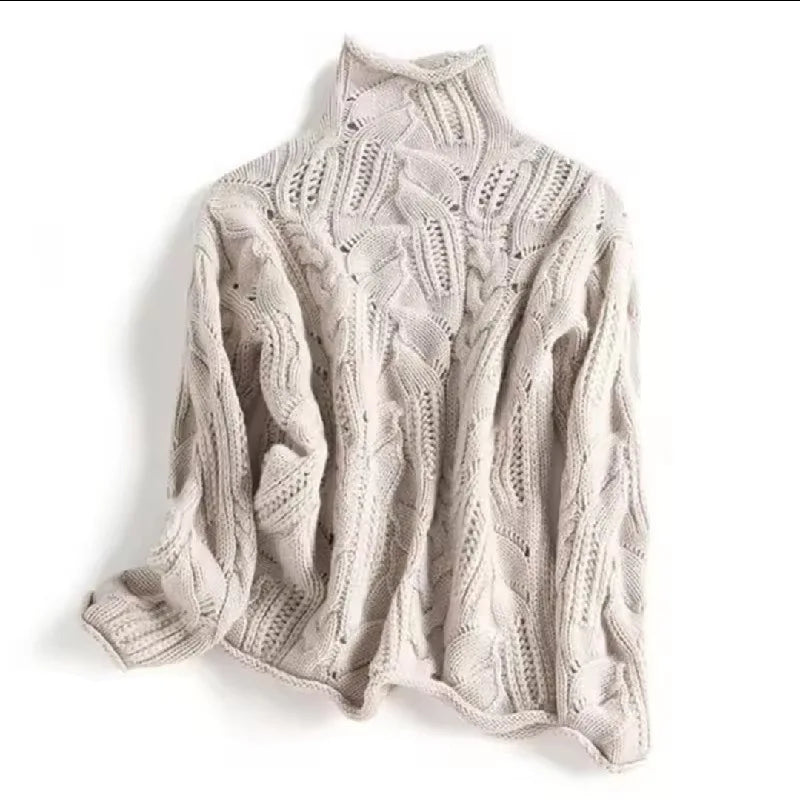 Sweter damski z kaszmiru – luksusowa miękkość, elegancki splot, ponadczasowy styl