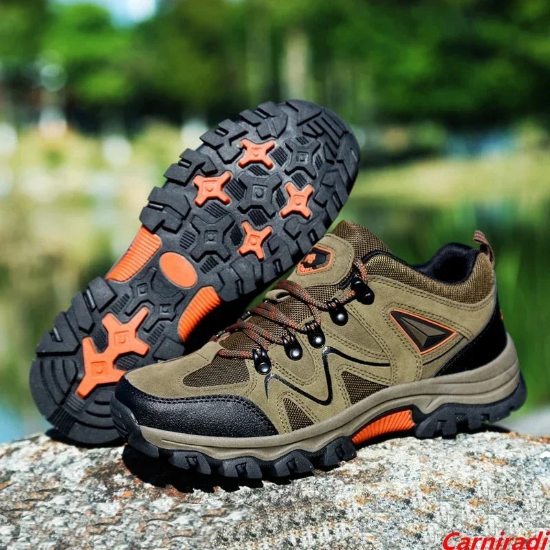 Męskie buty trekkingowe – wodoodporne, antypoślizgowe