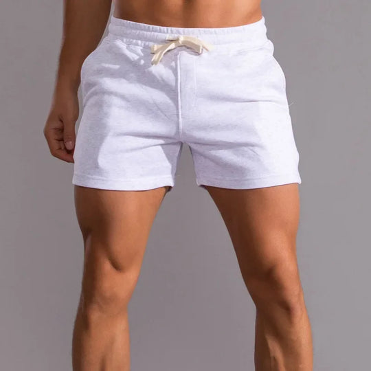 Męskie szorty sportowe slim fit – lekkie, oddychające, z kieszeniami, idealne na lato