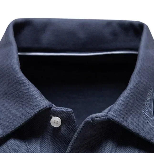 Męska koszulka polo z długim rękawem – elegancka, wygodna i uniwersalna