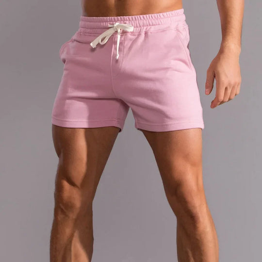 Męskie szorty sportowe slim fit – lekkie, oddychające, z kieszeniami, idealne na lato