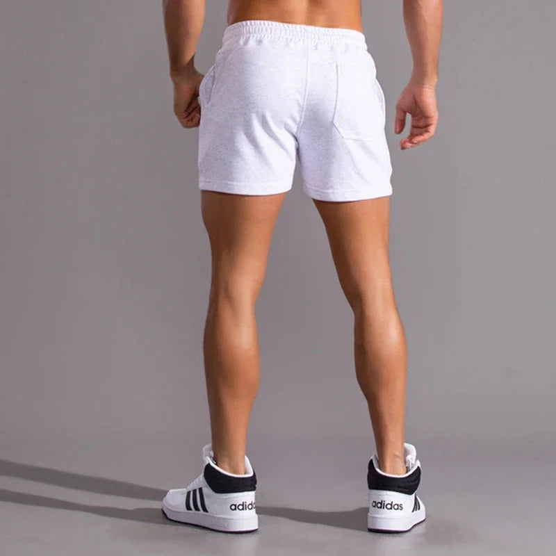 Męskie szorty sportowe slim fit – lekkie, oddychające, z kieszeniami, idealne na lato