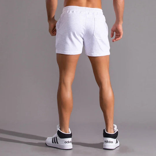 Męskie szorty sportowe slim fit – lekkie, oddychające, z kieszeniami, idealne na lato