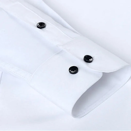 Męska koszula bez zagnieceń slim fit – elastyczna koszula biznesowa easy care