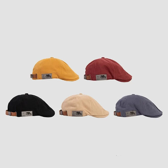 Męska czapka kaszkiet – klasyczna czapka flat cap elegancka i casual