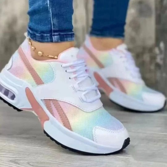 Damskie sneakersy sportowe – lekkie buty treningowe z amortyzacją i oddychającą cholewką