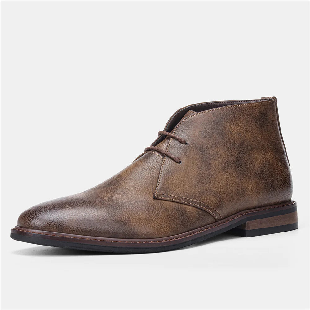 Męskie buty desert boots skórzane