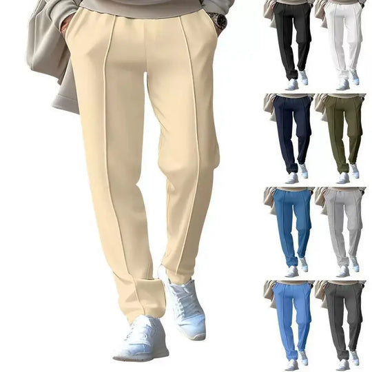 Spodnie męskie eleganckie – dopasowane, elastyczne, styl smart casual