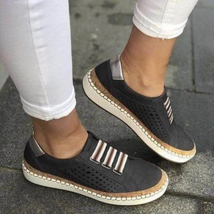 Damskie półbuty slip-on – lekkie, oddychające i wygodne