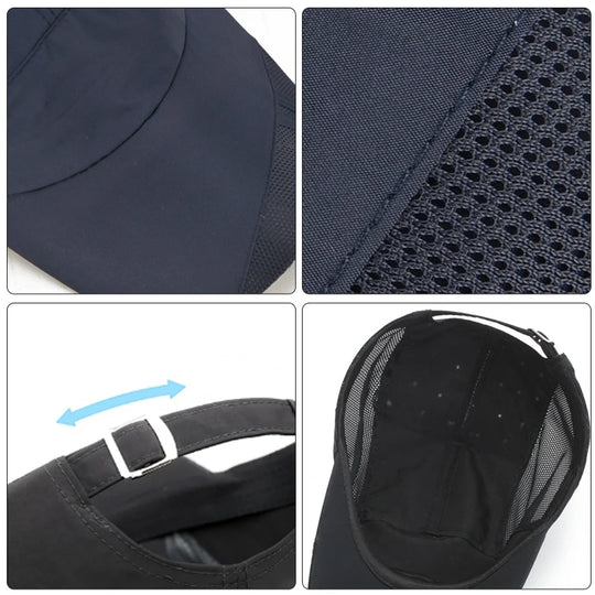 Czapka sportowa z daszkiem – oddychająca, lekka, szybkoschnąca