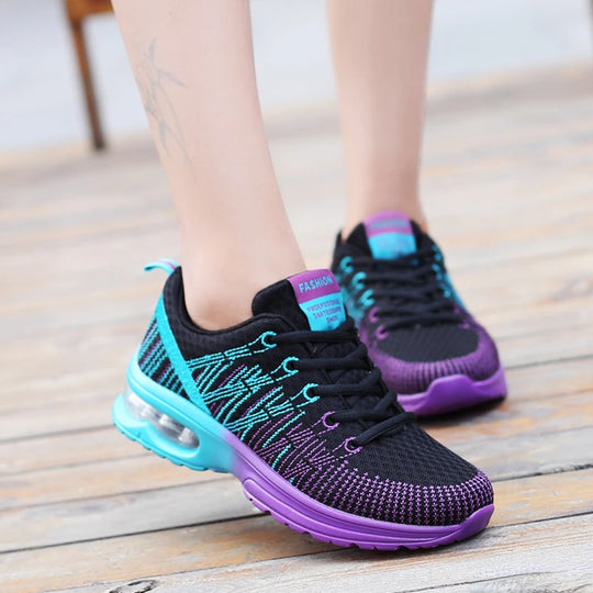 Damskie buty sportowe z amortyzacją powietrzną – lekkie i wygodne sneakersy treningowe
