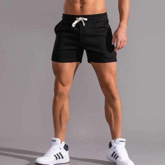 Męskie szorty sportowe slim fit – lekkie, oddychające, z kieszeniami, idealne na lato