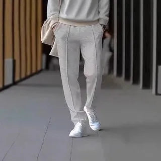 Spodnie męskie eleganckie – dopasowane, elastyczne, styl smart casual