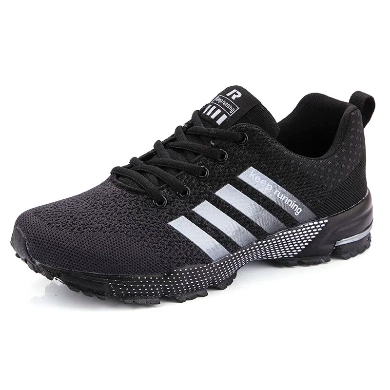 Męskie buty sportowe do biegania – lekkie sneakersy z oddychającą siateczką i amortyzacją