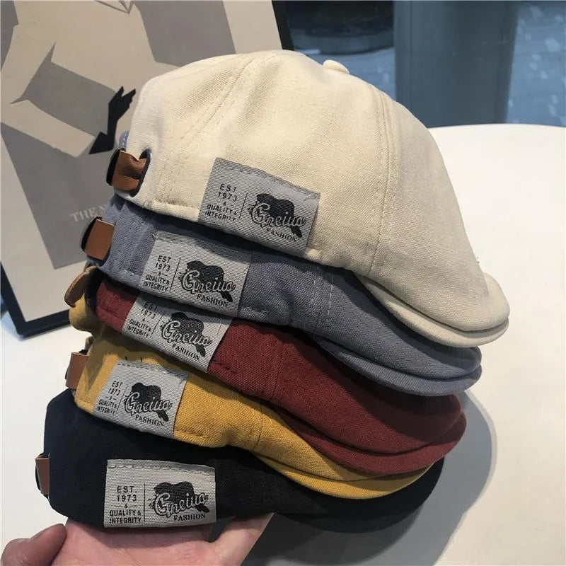 Męska czapka kaszkiet – klasyczna czapka flat cap elegancka i casual