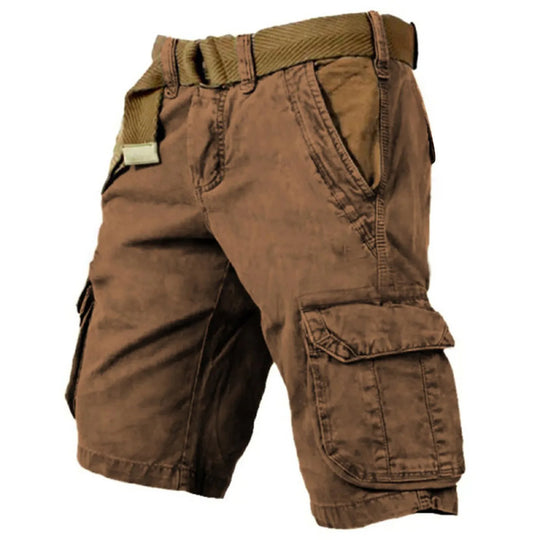 Męskie spodenki cargo bawełniane – wytrzymałość, funkcjonalność i styl outdoor