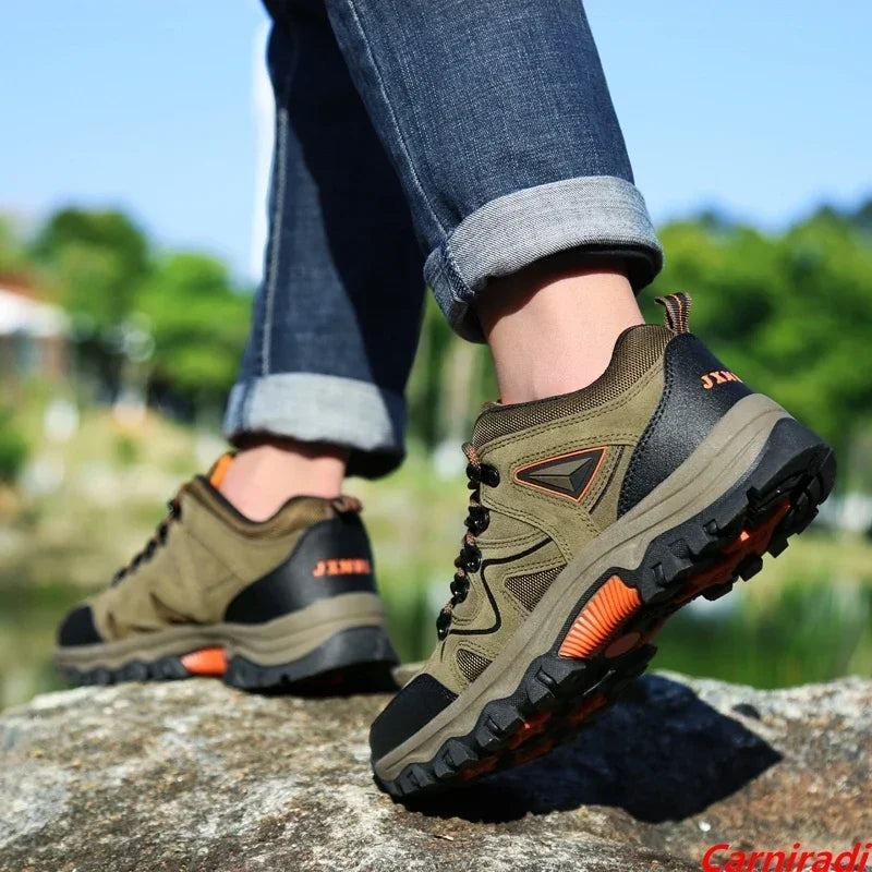 Męskie buty trekkingowe – wodoodporne, antypoślizgowe