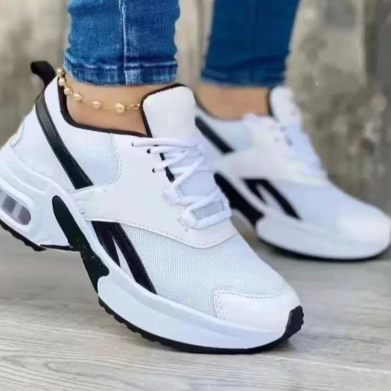 Damskie sneakersy sportowe – lekkie buty treningowe z amortyzacją i oddychającą cholewką