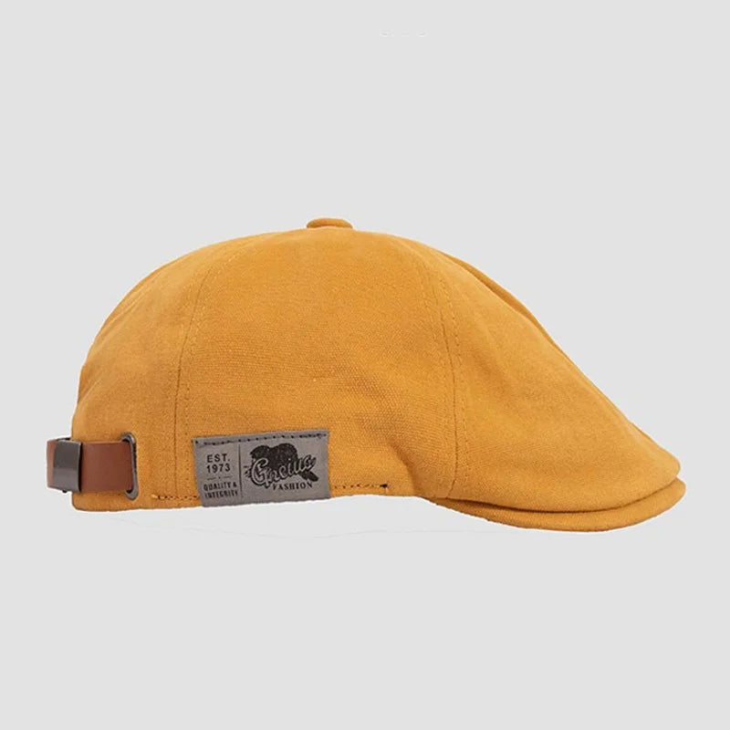 Męska czapka kaszkiet – klasyczna czapka flat cap elegancka i casual