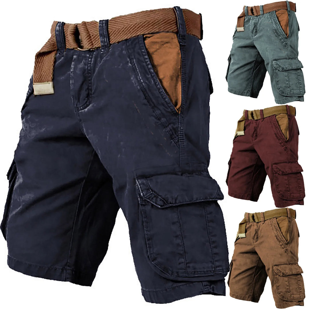 Męskie spodenki cargo bawełniane – wytrzymałość, funkcjonalność i styl outdoor