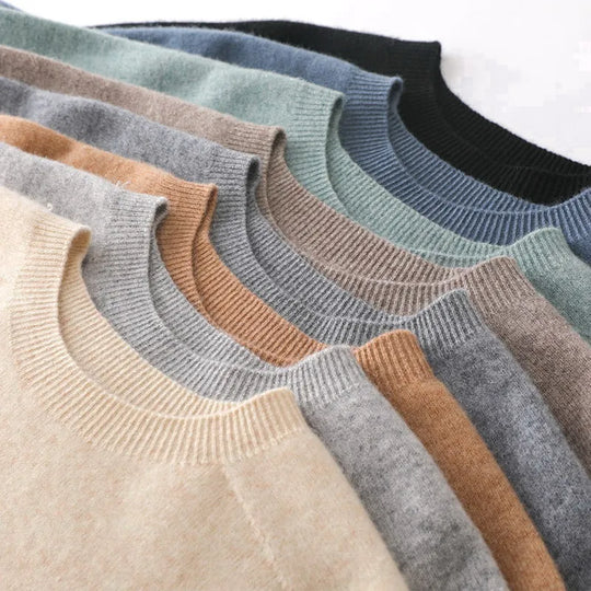 Męski t-shirt kaszmirowy premium – lekki, oddychający, luksusowy komfort