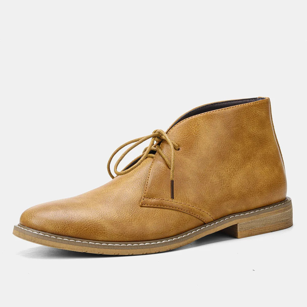 Męskie buty desert boots skórzane