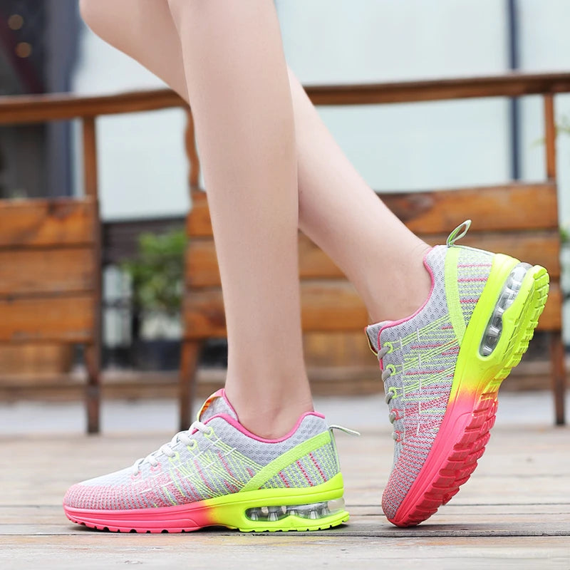 Damskie buty sportowe z amortyzacją powietrzną – lekkie i wygodne sneakersy treningowe