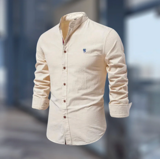 Męska koszula casual ze stójką – stylowa alternatywa dla klasycznej elegancji
