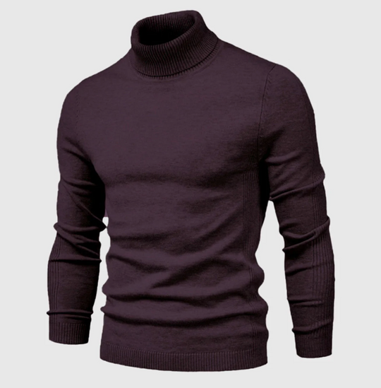 Męski golf bawełniany – elegancki sweter z długim rękawem na jesień i zimę