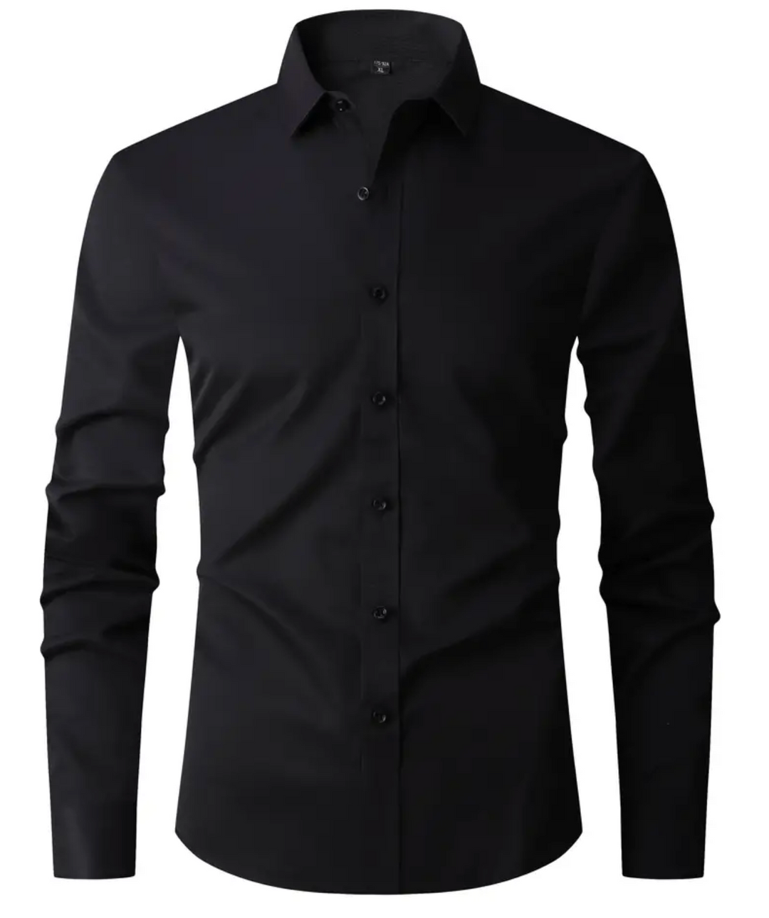 Męska koszula elegancka slim fit z długim rękawem – klasyczna koszula wizytowa i casual