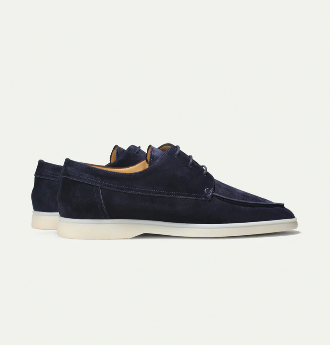 Męskie półbuty zamszowe casual – eleganckie buty sznurowane na co dzień i smart casual