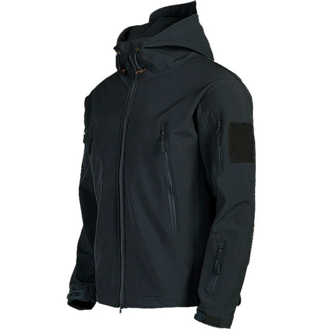 Męska kurtka outdoor wodoodporna – taktyczna kurtka softshell z kapturem