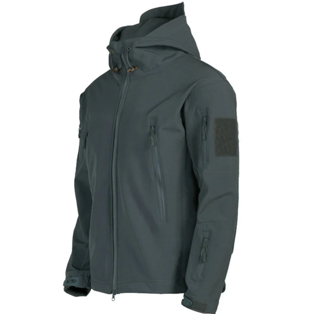 Męska kurtka outdoor wodoodporna – taktyczna kurtka softshell z kapturem