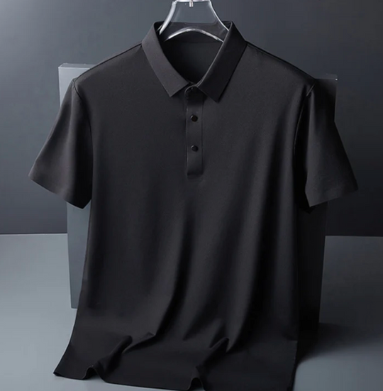 Męska koszulka polo bawełniana – elegancka koszulka z kołnierzykiem, oddychająca