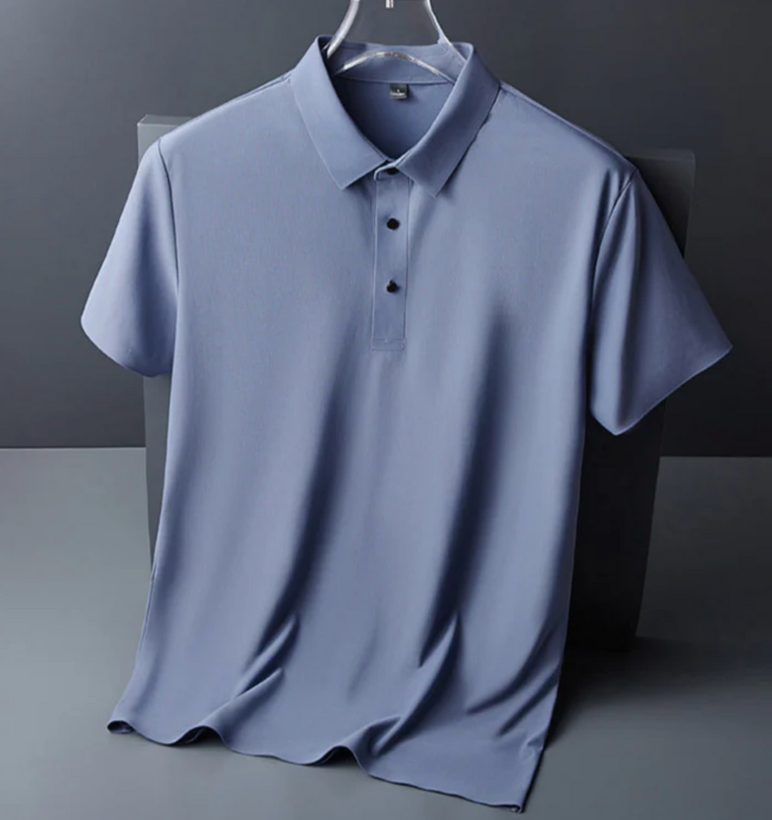 Męska koszulka polo bawełniana – elegancka koszulka z kołnierzykiem, oddychająca