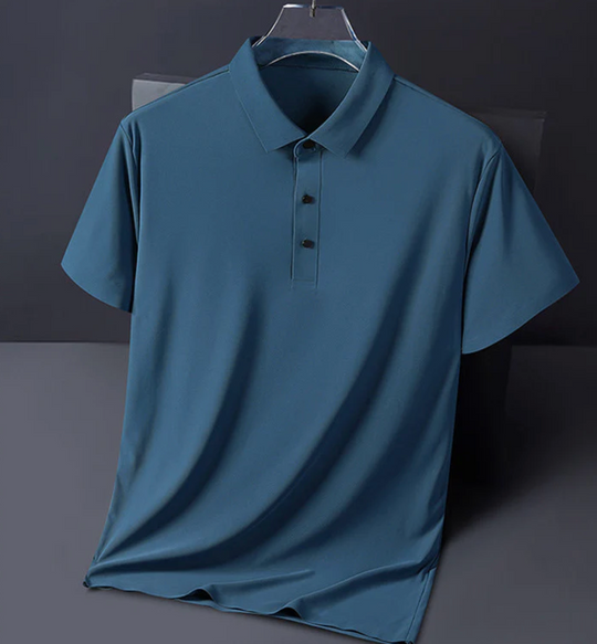Męska koszulka polo bawełniana – elegancka koszulka z kołnierzykiem, oddychająca