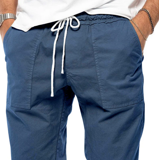 Spodnie męskie jogger z elastycznym pasem – wygodne spodnie casual z mikro-stretch