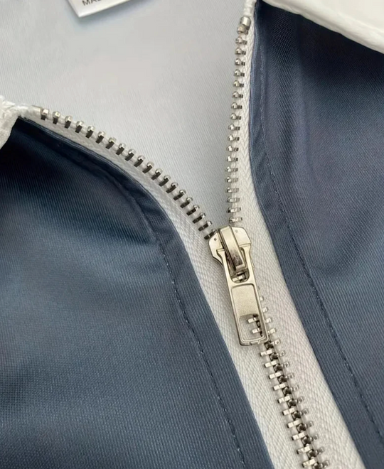 Męska koszulka polo z zamkiem – elegancki T-shirt casual o dopasowanym kroju
