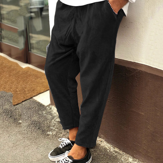 Męskie spodnie casualowe slim fit – elegancki styl i maksymalna wygoda