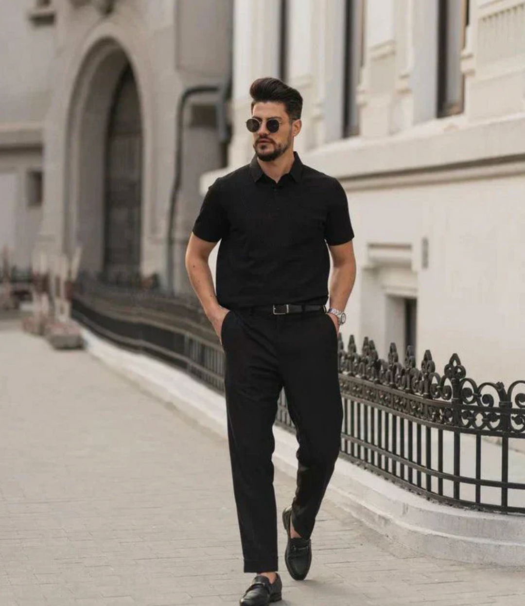 Męska koszulka polo elegancka – dopasowany fason i nowoczesny styl