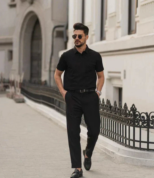 Męska koszulka polo elegancka – dopasowany fason i nowoczesny styl