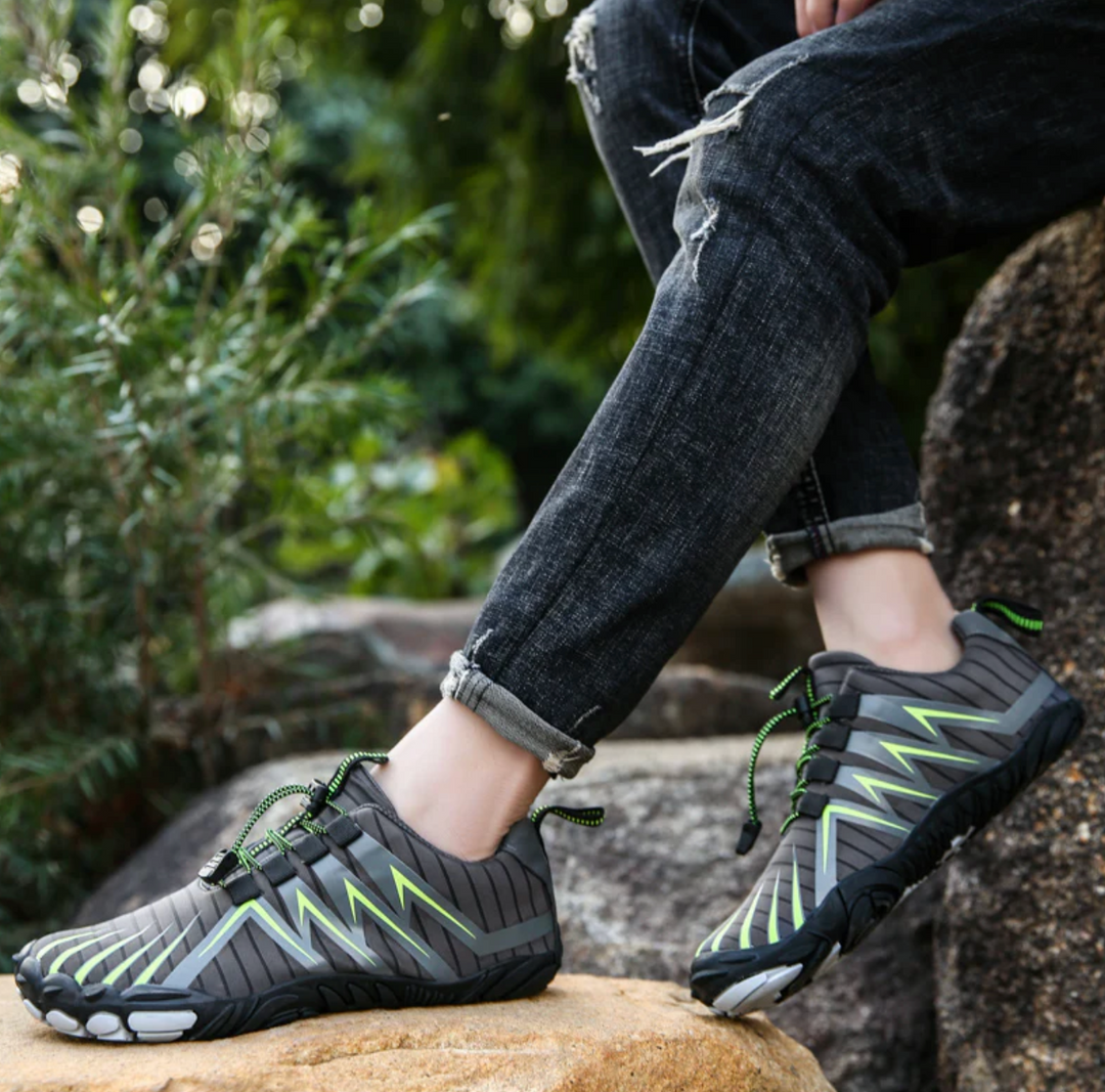 Męskie buty sportowe outdoor – lekkie, oddychające, antypoślizgowe, do trekkingu i aktywności