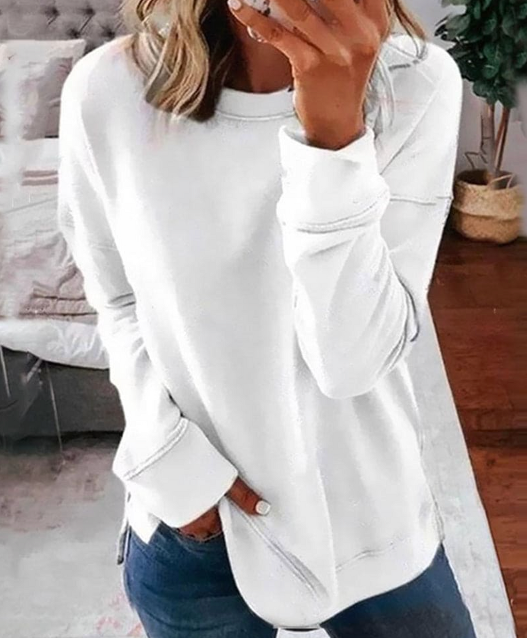 Damska bluza casual – wygodna, uniwersalny styl, miękki materiał