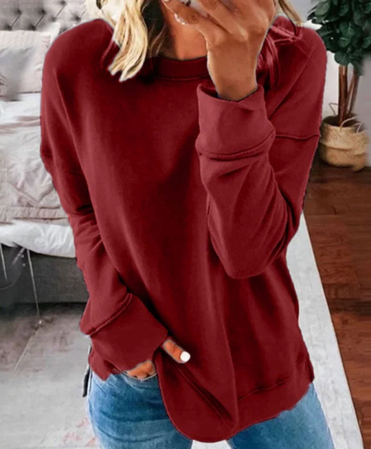 Damska bluza casual – wygodna, uniwersalny styl, miękki materiał