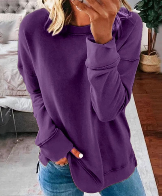 Damska bluza casual – wygodna, uniwersalny styl, miękki materiał