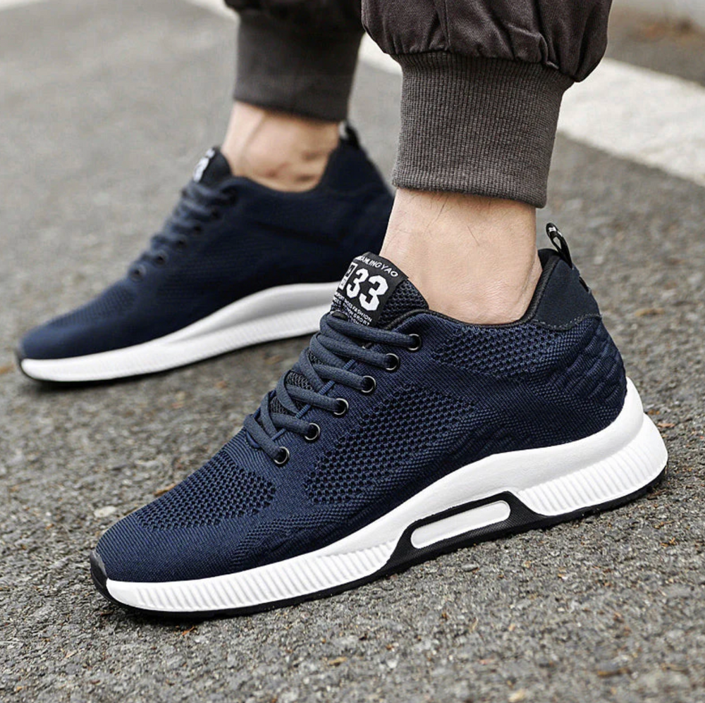 Męskie sneakersy sportowe z amortyzacją – lekkie, oddychające