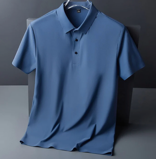 Męska koszulka polo bawełniana – elegancka koszulka z kołnierzykiem, oddychająca
