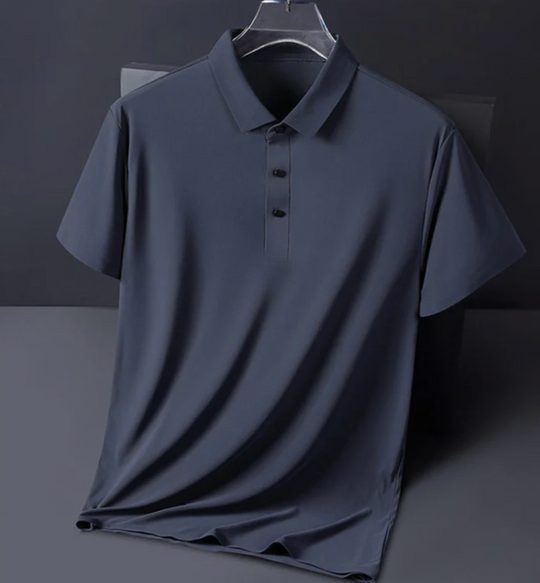 Męska koszulka polo bawełniana – elegancka koszulka z kołnierzykiem, oddychająca